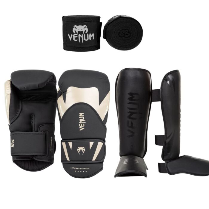 Challenger kickboks set black/beige