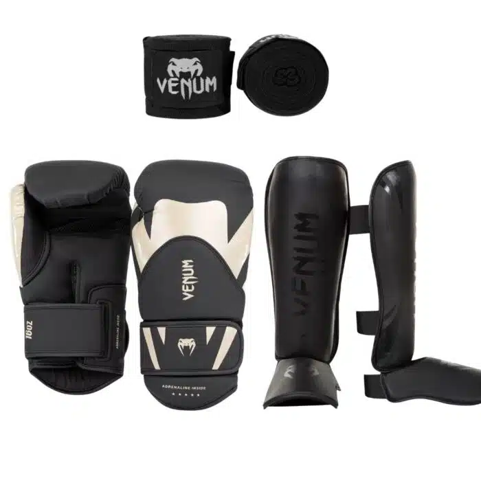 Challenger kickboks set black/beige