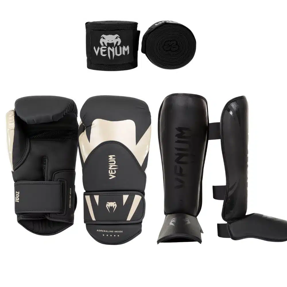 Challenger kickboks set black/beige