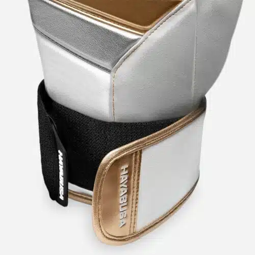 Hayabusa bokshandschoenen t3 white/gold