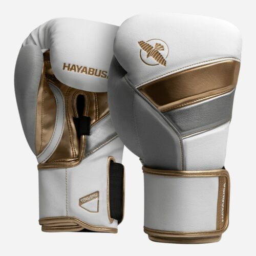 Hayabusa bokshandschoenen t3 white/gold