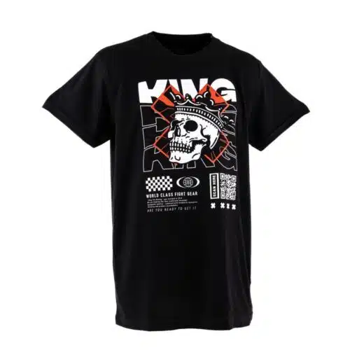 King pro boxing skull tshirt