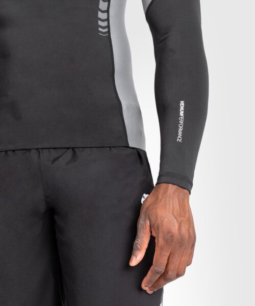 Venum Tempest Heren Lange Mouwen Rashguard - Zwart/Grijs