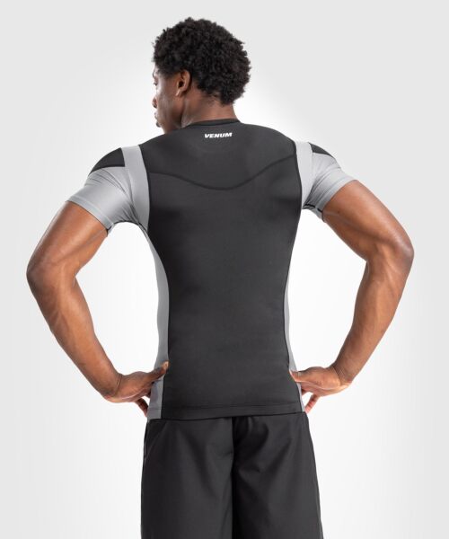 Venum Tempest Heren Rashguard Met Korte Mouwen - Zwart/Grijs