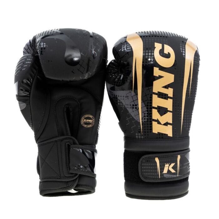King bokshandschoenen shogun goud