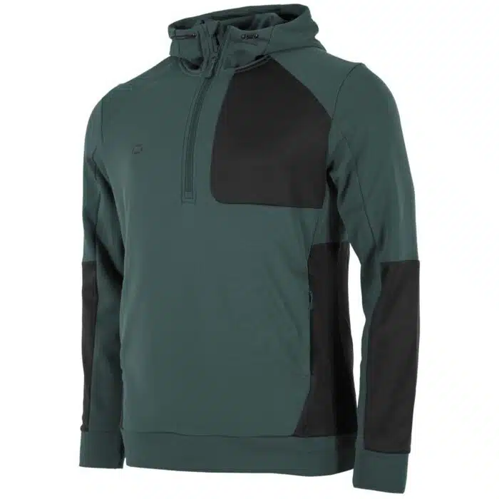 Stanno Plaza Brush Hooded Half Zip Top