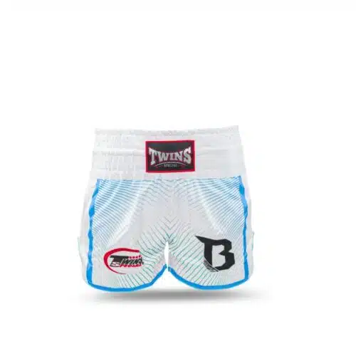 Twins X Booster Kickboksbroek TBT 9 Wit/Blauw