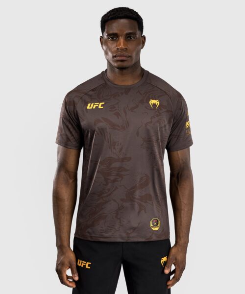 UFC Fusion by Venum Fight Week Dry-Tech T-shirt voor Heren - Earthen Brown