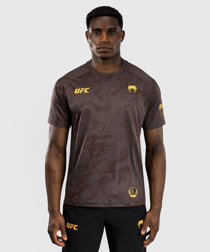 UFC Fusion by Venum Fight Week Dry-Tech T-shirt voor Heren - Earthen Brown