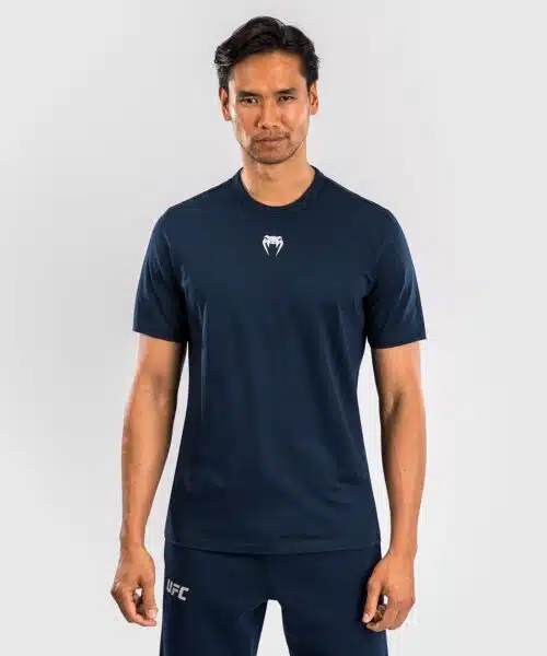 UFC Fusion by Venum Fight Week Korte Mouwen T-shirt voor Heren - Solid Oceaanblauw
