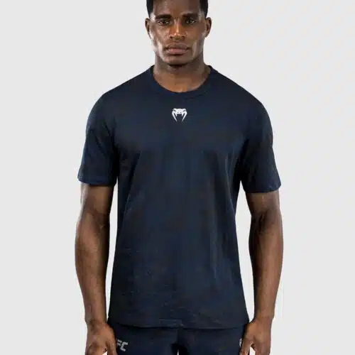 UFC Fusion by Venum Fight Week Korte Mouwen T-shirt voor Heren - Oceaanblauw