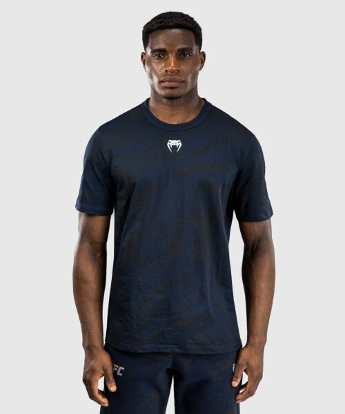 UFC Fusion by Venum Fight Week Korte Mouwen T-shirt voor Heren - Oceaanblauw
