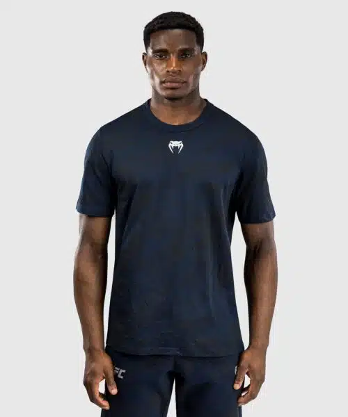 UFC Fusion by Venum Fight Week Korte Mouwen T-shirt voor Heren - Oceaanblauw