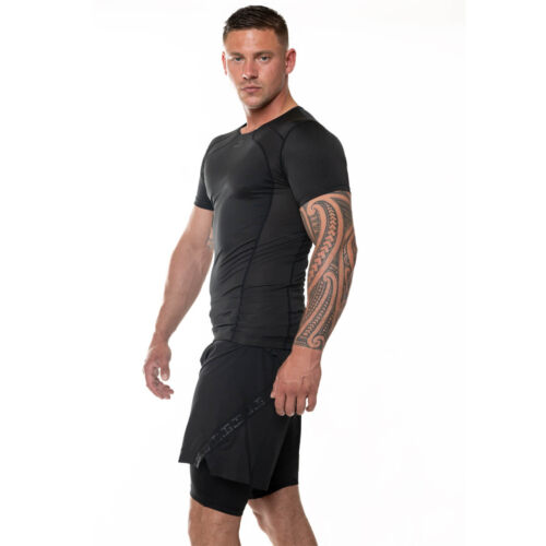 Joyagear rashguard essential korte mouw zwart