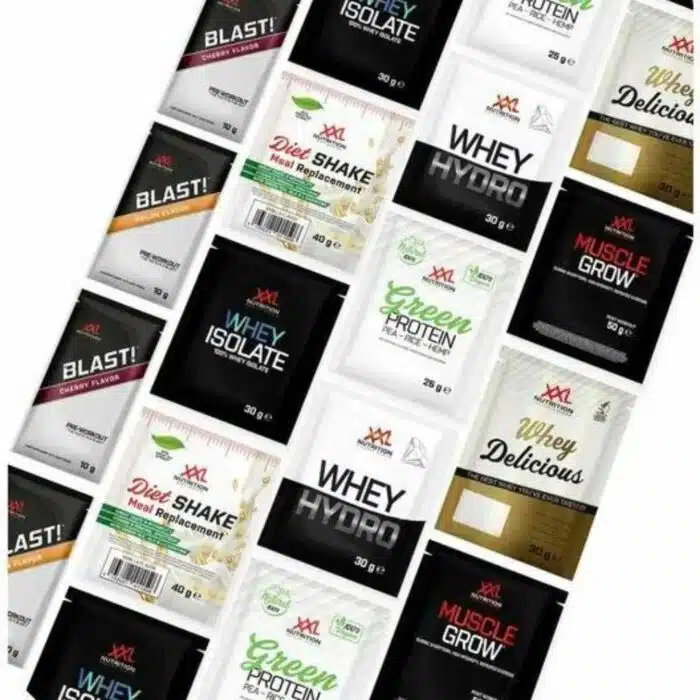 Sample verpakking voeding