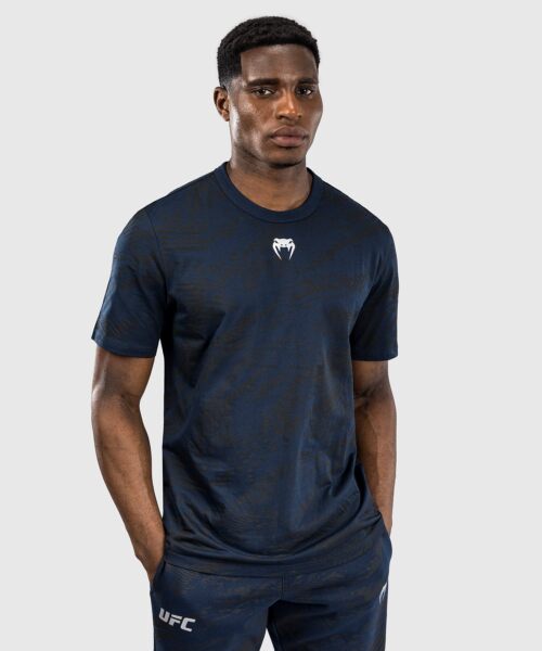 UFC Fusion by Venum Fight Week Korte Mouwen T-shirt voor Heren - Oceaanblauw