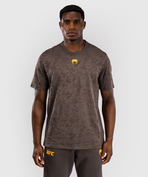 UFC Fusion by Venum Fight Week Korte Mouwen T-shirt voor Heren - Earthen Brown