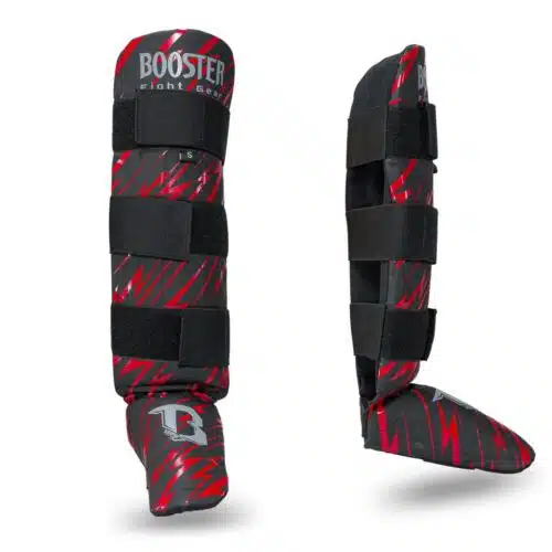 Booster scheenbeschermers combat serie kids rood