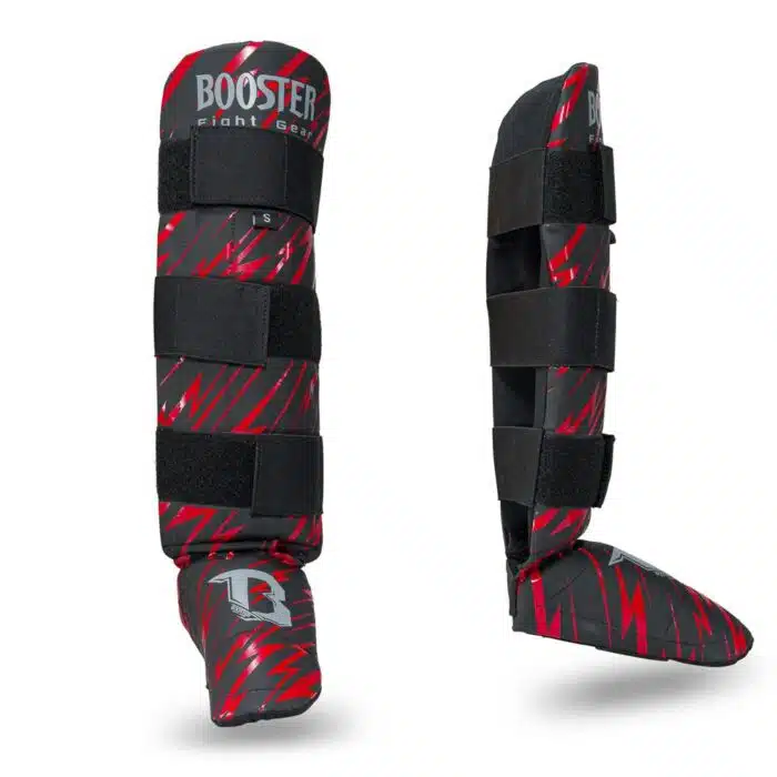 Booster scheenbeschermers combat serie kids rood