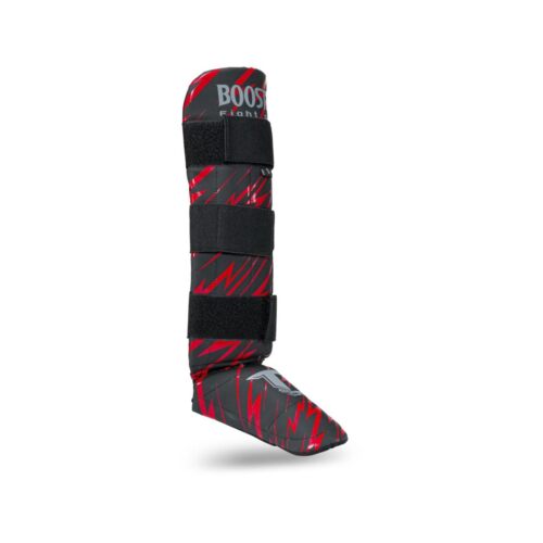 Booster scheenbeschermers combat serie kids rood