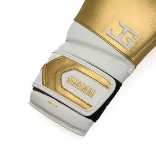 Joya Gear Bokshandschoenen Performance Velcro - White/Gold