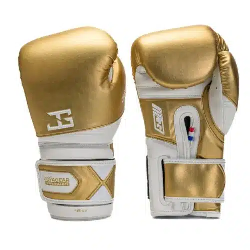 Joya Gear Bokshandschoenen Performance Velcro - White/Gold