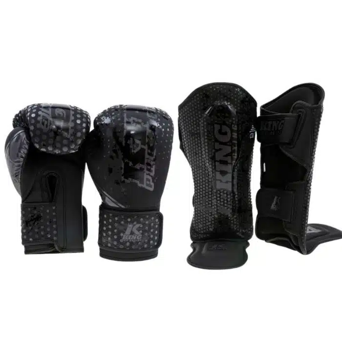 King pro boxing kickboks set kids hexagon zwart