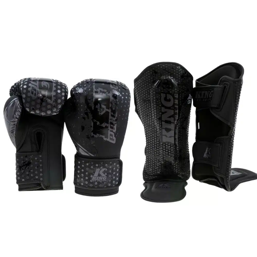 King pro boxing kickboks set kids hexagon zwart