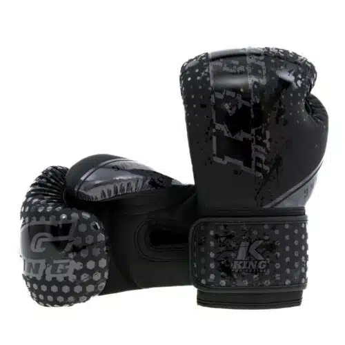 King Pro Boxing Bokshandschoenen Kids Hexagon - Zwart