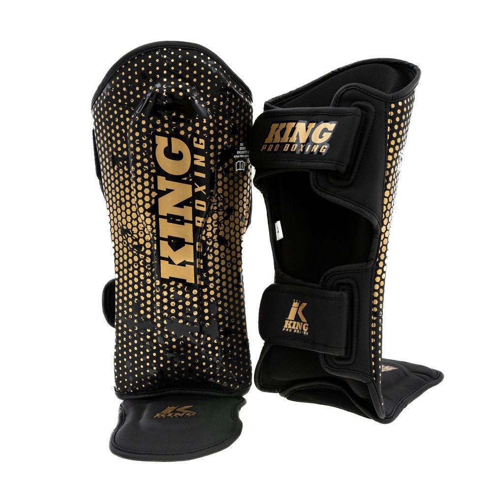 King Pro Boxing Kids Hexagon Scheenbeschermers Goud