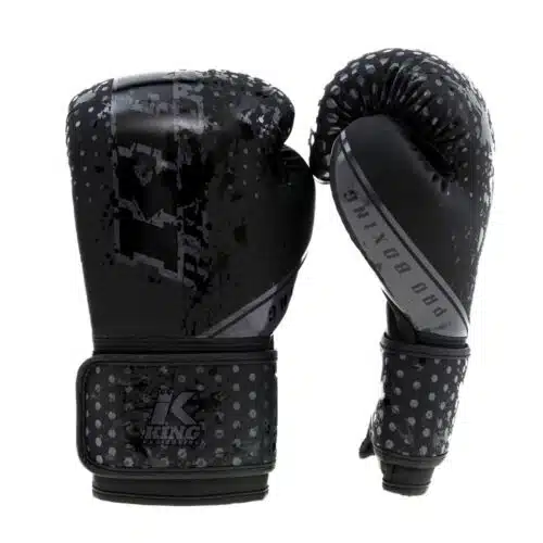 King Pro Boxing Bokshandschoenen Kids Hexagon - Zwart