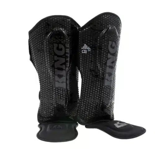 King Pro Boxing Kids Hexagon Scheenbeschermers zwart
