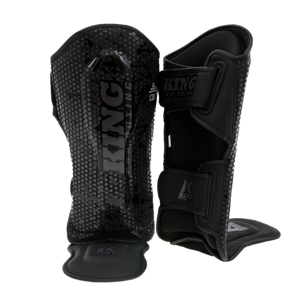 King Pro Boxing Kids Hexagon Scheenbeschermers zwart