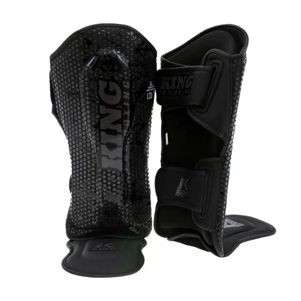 King Pro Boxing Kids Hexagon Scheenbeschermers zwart