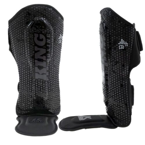 King Pro Boxing Kids Hexagon Scheenbeschermers zwart