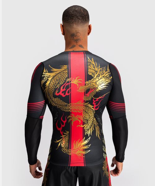 Venum X Tekken 8 Rashguard Long Sleeve Marshall Law Black/Red