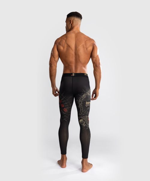 Venum Spats Santa Muerte 5.0 Deep Black/Gold