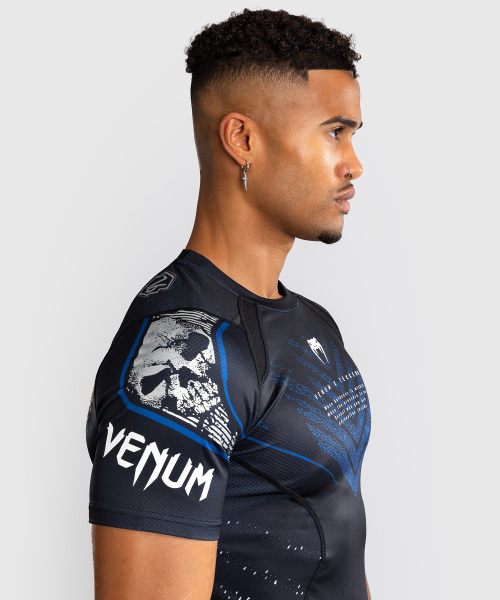 Venum X Tekken 8 Rashguard Short Sleeve Paul Phoenix Black/Blue
