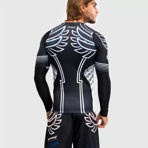 Venum X Tekken 8 Rashguard Long Sleeve Jin Kazama Black/Blue