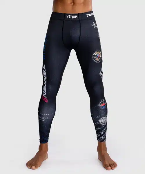 Venum X Tekken 8 Spats Paul Phoenix Black/Blue