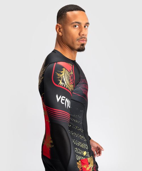 Venum X Tekken 8 Rashguard Long Sleeve Marshall Law Black/Red