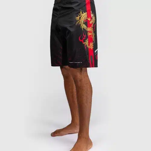 Venum X Tekken 8 Fightshort Marshall Law Black/Red