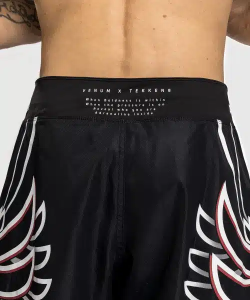 Venum X Tekken 8 Fightshort Jin Kazama Black/White
