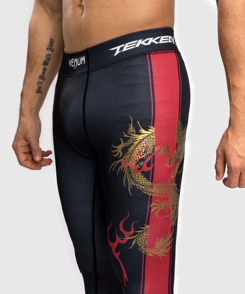 Venum X Tekken 8 Spats Marshall Law Black/Red