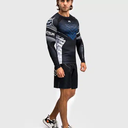 Venum X Tekken 8 Rashguard Long Sleeve Jin Kazama Black/Blue