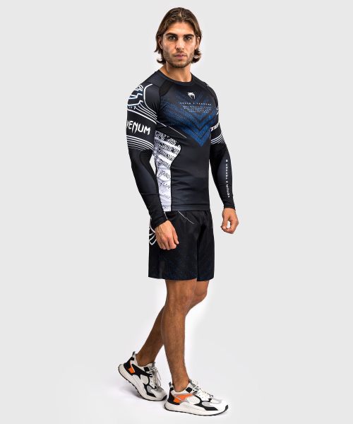 Venum X Tekken 8 Rashguard Long Sleeve Jin Kazama Black/Blue