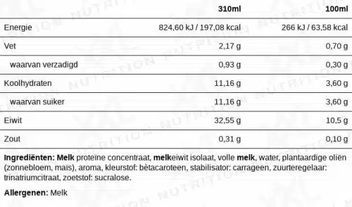 N'Joy Protein Drink - 310ml - Vanille