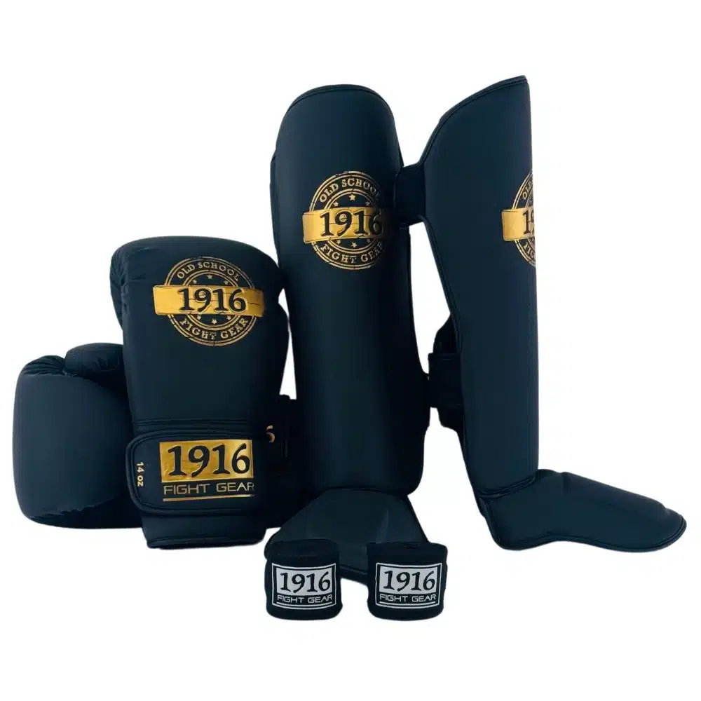 1916 Fight Gear Kickboks Set Legend Advanced BlackGold