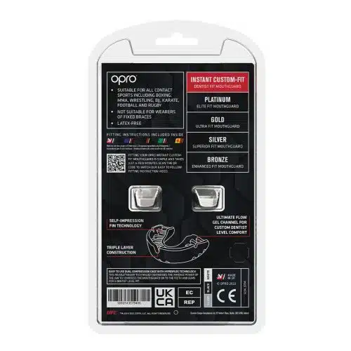 Opro UFC Gebitsbeschermer Dentist Fit Zwart/Zilver
