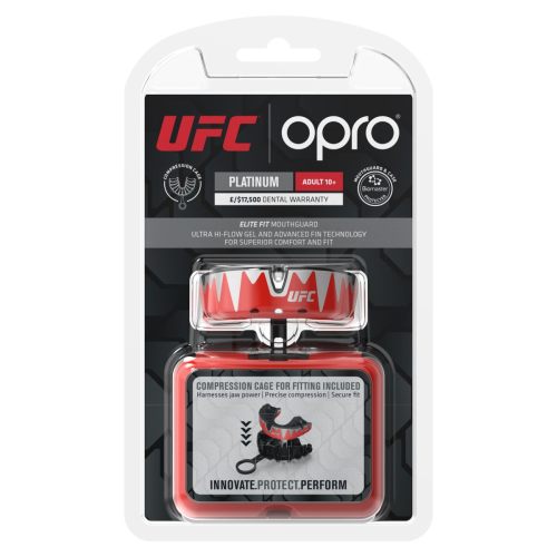 Opro UFC Gebitsbeschermer Platinum Elite Rood/Zilver